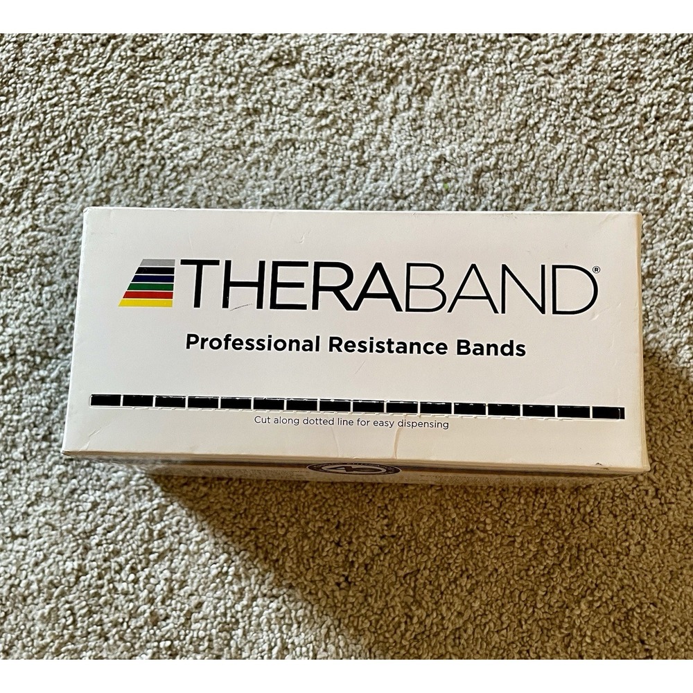 TheraBand Professional Resistance Band Black 6 yd (5.5 m) Latex Full Body